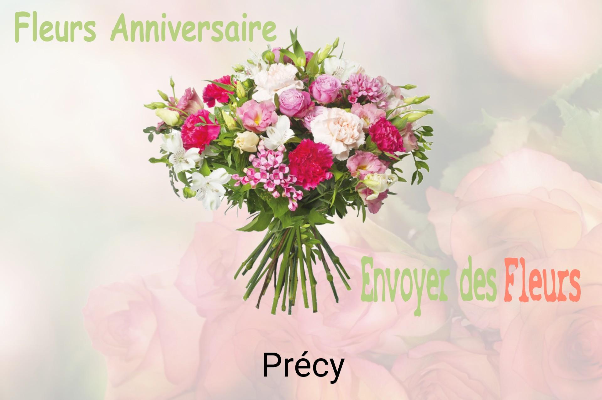 Bouquet de fleurs d’anniversaire livré à Précy